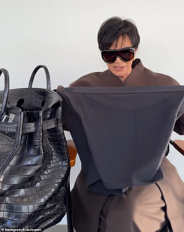 Kris Jenner revealing that the underwear belongs to her 44-year-old lover Corey Gamble, divulging, 'Actually, these are my boyfriend's'