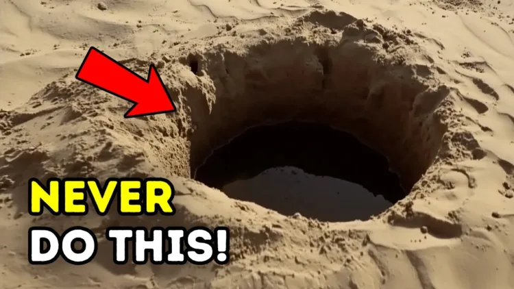 Digging Holes at the Beach Can Get You in Serious Trouble – video