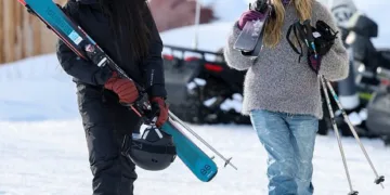 Heidi Klum and Daughters Enjoy a Skiing Trip in Aspen