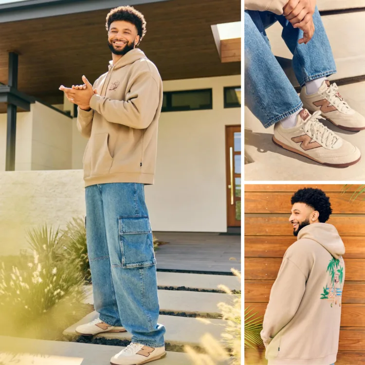 Welcome to Jamal Murray’s Island Vibes Collection: A Salute to Jamaica with an Exclusive RC42 and a Tropical Graphic Hoodie