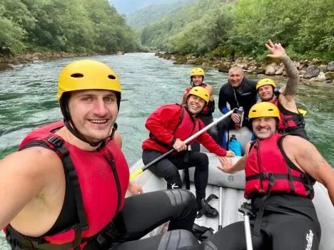 NBA Star Nikola Jokic Breaks into Laughter on Receiving Unforeseen MVP Chants during Bosnia Rafting Expedition