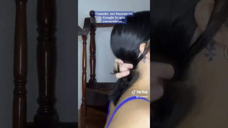 Tiktok Thot in Blue Bikini – video