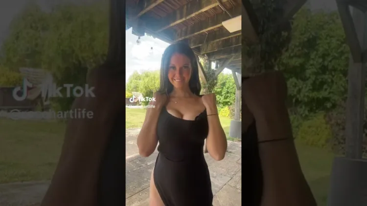 Tiktok Thots Bouncing in Black Dress – video