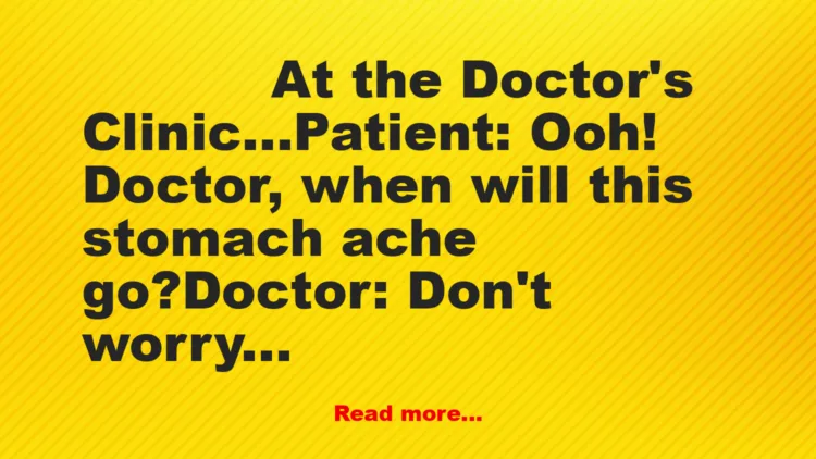 Joke: Following Doctor's Orders